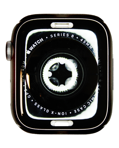 [107082052150] Boitier compatible Apple Watch Serie 8 - 45MM - Aluminum-Midnight - Version GPS - Grade A