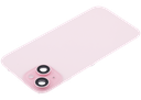 Vitre arrière avec adhésif et MagSafe original pour iPhone 15 - Avec Logo - Grade A - Rose