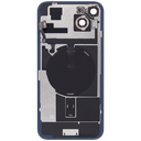 Vitre arrière avec adhésif et MagSafe original pour iPhone 15 Plus - Avec Logo - Grade A - Noir