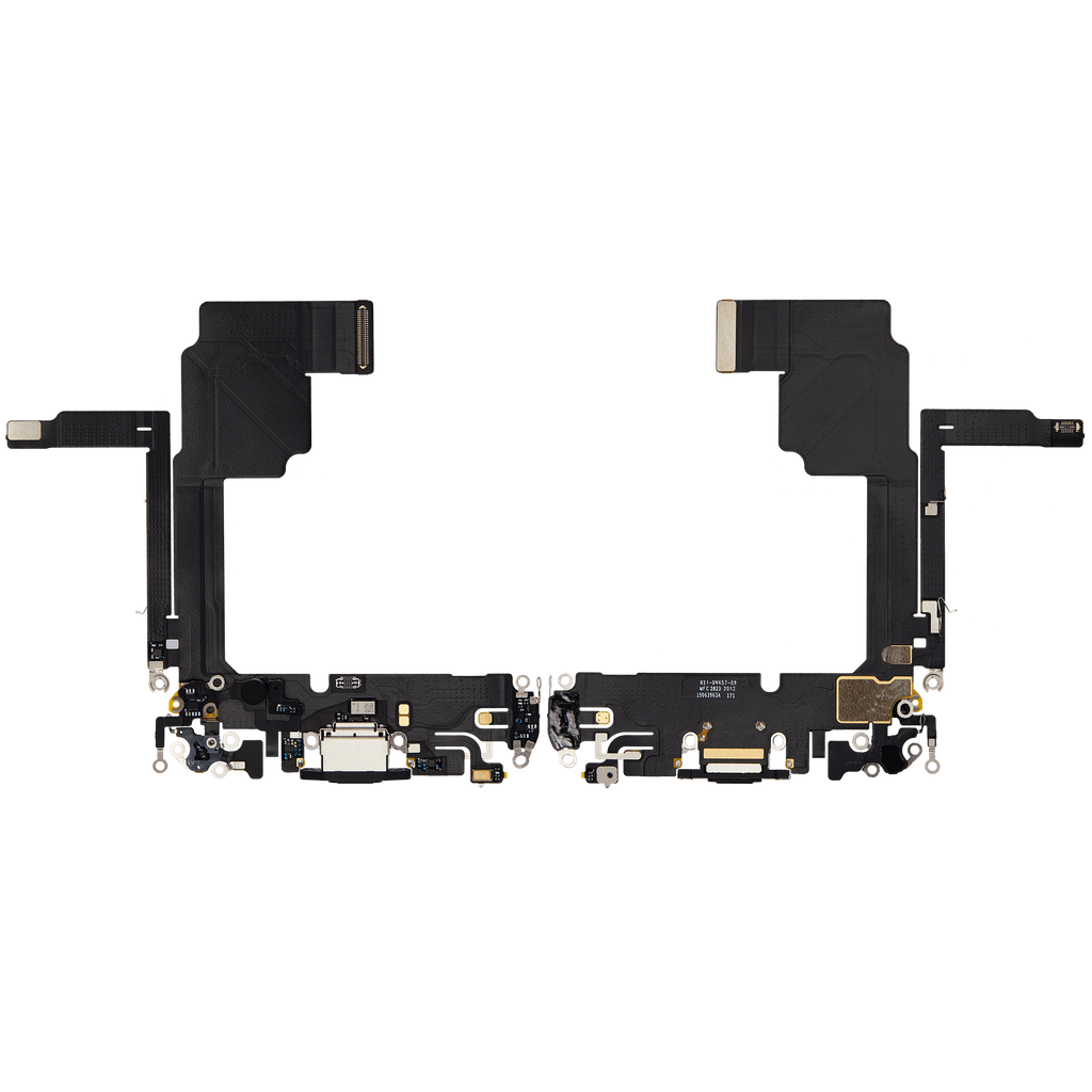 Nappe Connecteur de charge compatible iPhone 15 Pro - Premium - Noir Titane