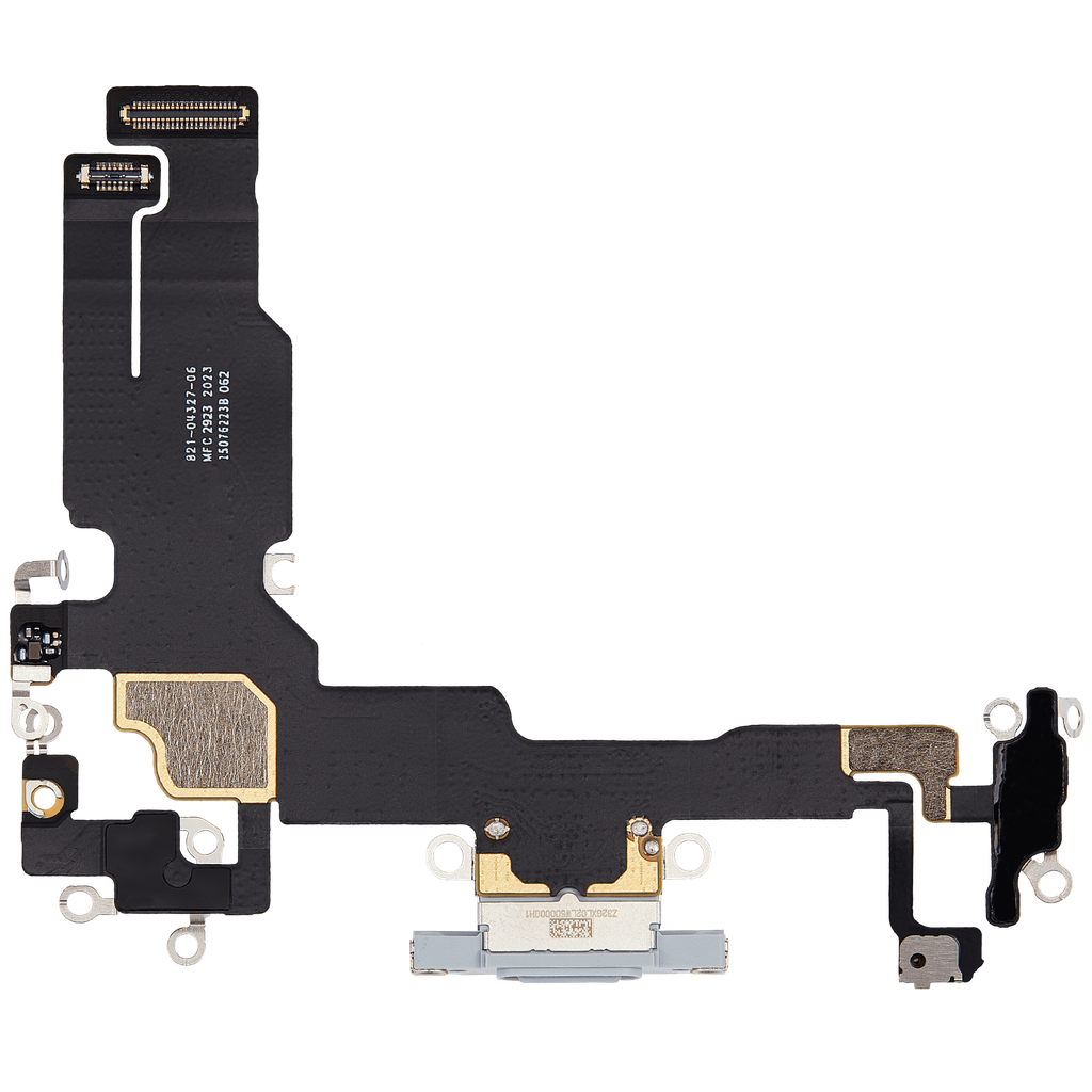 Connecteur de charge avec nappe compatible iPhone 15 - Premium - Bleu