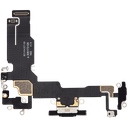 Connecteur de charge avec nappe compatible iPhone 15 - Premium - Noir