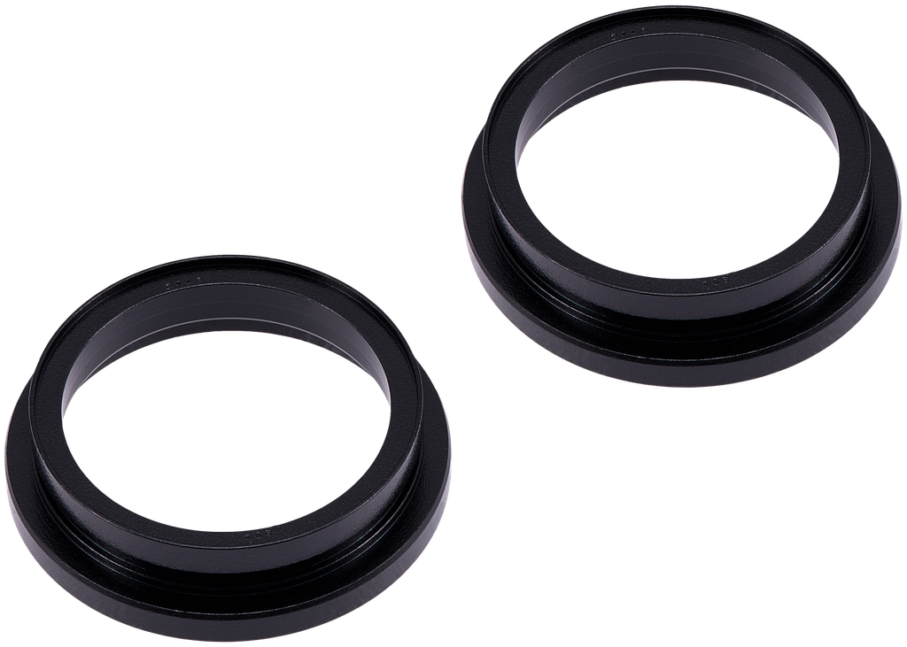 Anneau de protection de lentille caméra arrière compatible iPhone 15 - 15 Plus - Aftermarket Plus - Noir - 2 pièces