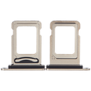 Tiroir SIM double compatible iPhone 15 Pro - 15 Pro Max - Titane naturel