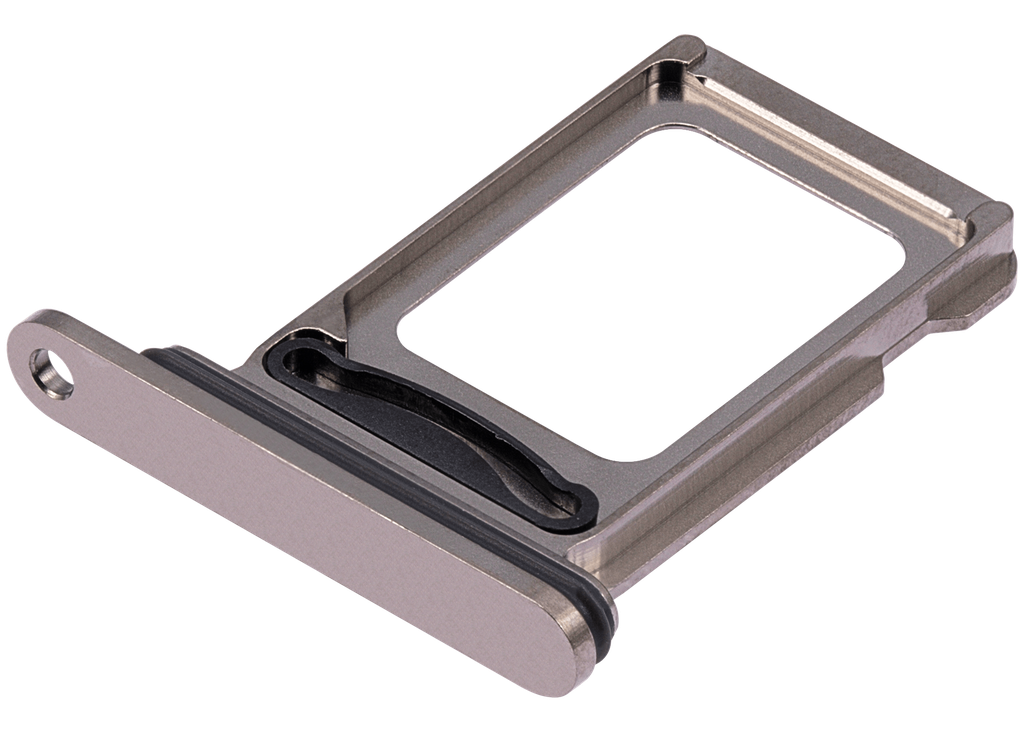 Tiroir SIM double compatible iPhone 15 Pro - 15 Pro Max - Titane naturel
