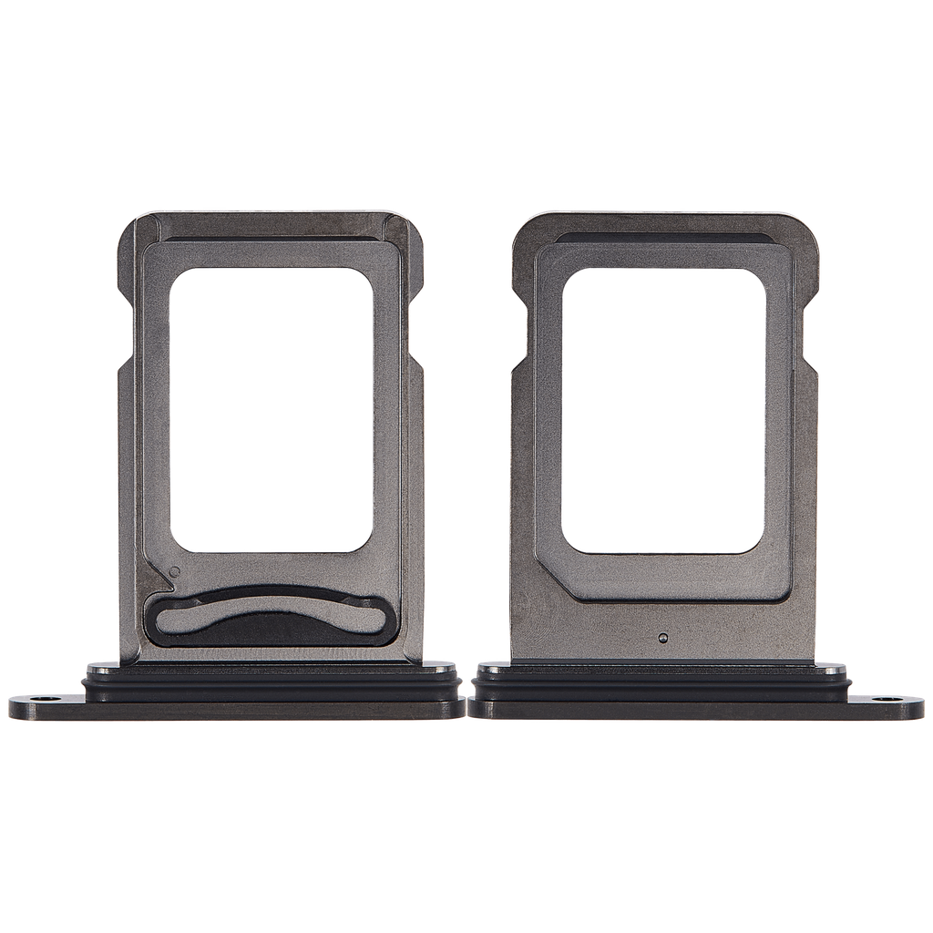 Tiroir SIM double compatible iPhone 15 Pro - 15 Pro Max - Bleu Titane