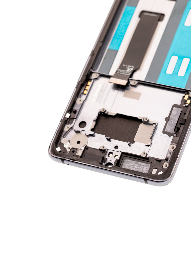 Bloc écran OLED sans châssis pour OnePlus 7T - Aftermarket Plus - Argent mat
