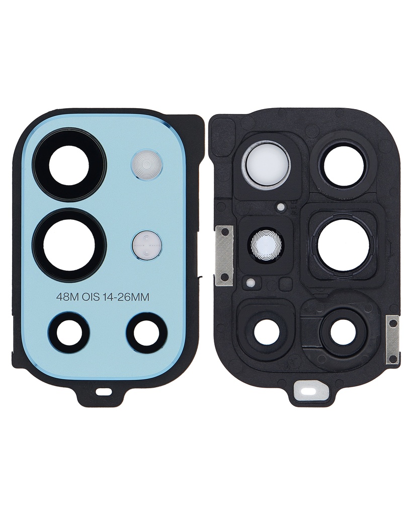 Lentille caméra arrière avec support compatible OnePlus 9R - Lake Blue