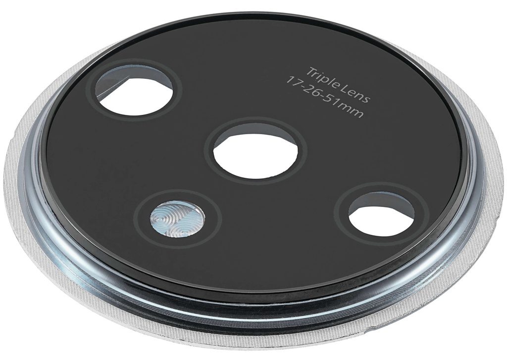 Lentilles camera arrière avec support compatible OnePlus 7T - Frosted Silver