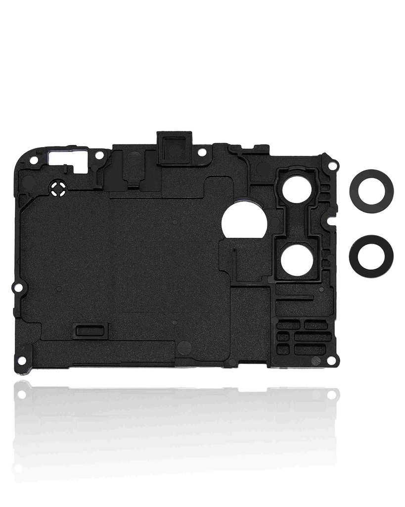 Lentille caméra arrière avec support compatible SAMSUNG A04e - A042 - Noir