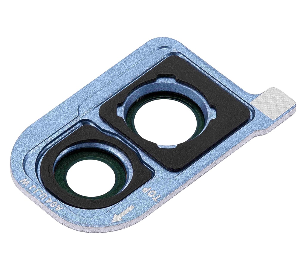 Lentille caméra arrière avec support compatible SAMSUNG A40 - A405 2019 - Bleu