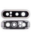 Lentille caméra arrière avec support ou cadre compatible Samsung Galaxy A80 A805 2019 - Ghost White
