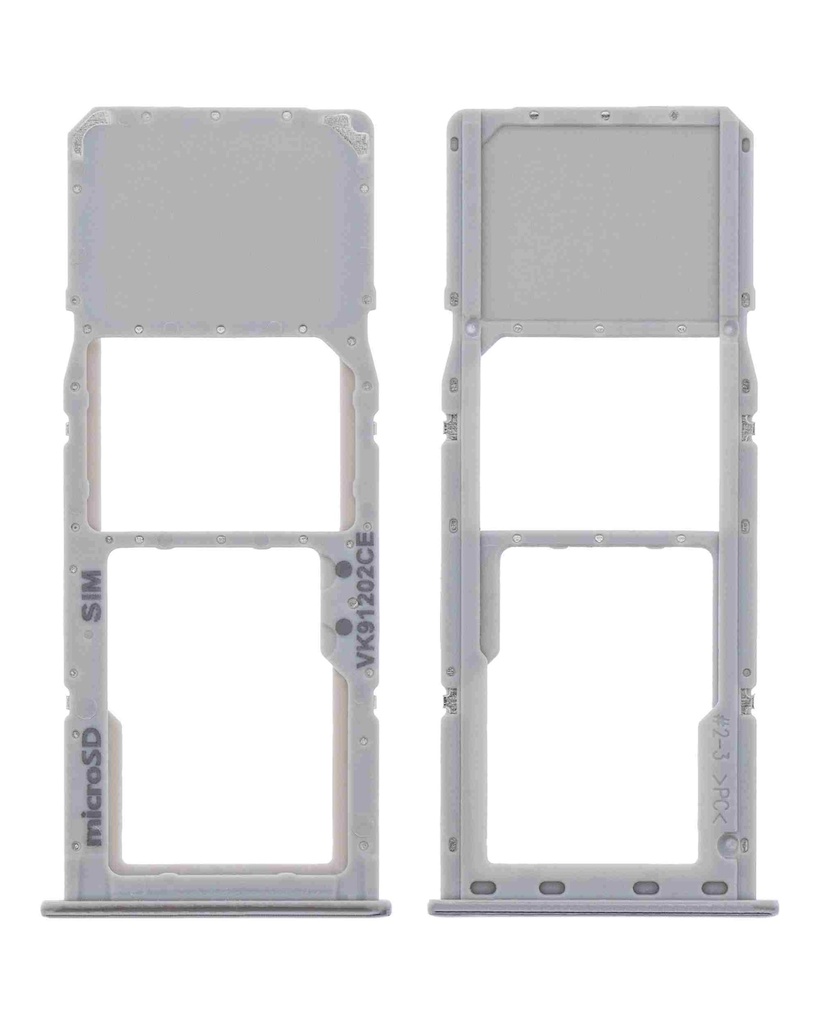 Tiroir SIM compatible SAMSUNG A51 4G - A515 2019 et A71 - A715 2020 - Prism Crush White