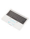 Top case avec clavier AZERTY pour MacBook Pro 13" A1989 - Fin 2018 - Début 2019 - Gris