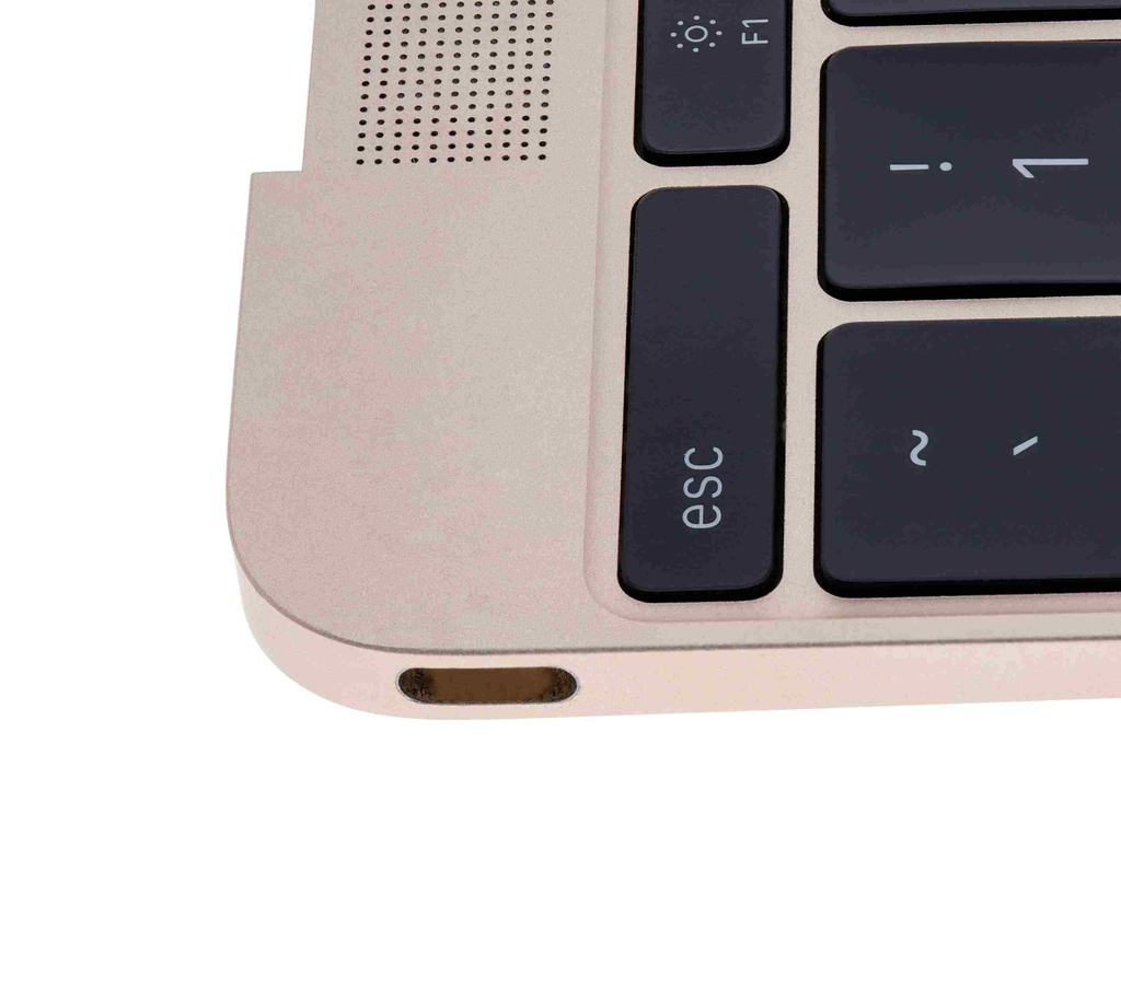 Top Case avec clavier rétroéclairé AZERTY pour Macbook Retina 12" - A1534 - Début 2015 - Or