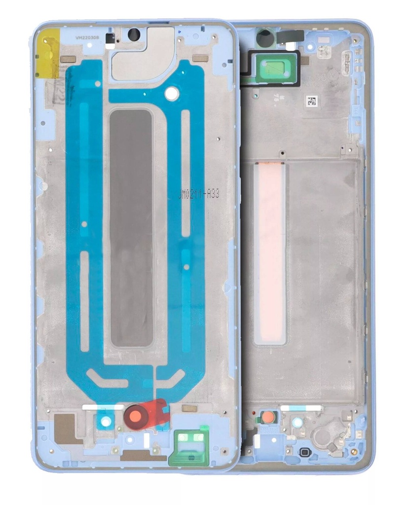 Châssis central compatible Samsung Galaxy A33 5G A336 2022 - Bleu