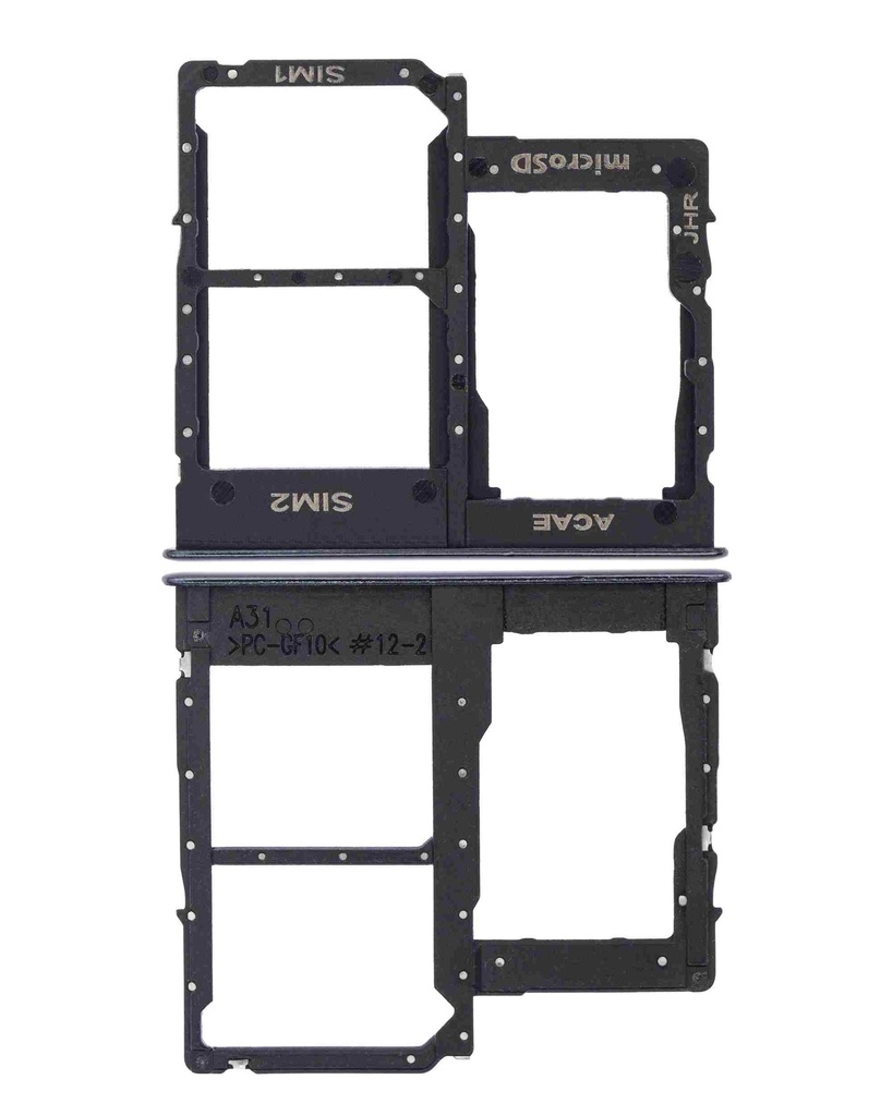 Tiroir SIM compatible SAMSUNG A31 - A315 2020 - Prism Crush Black
