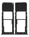 Tiroir SIM compatible SAMSUNG A20 - A205 2019 - A30 - A305 2019 et A50 - A505 2019 - Noir
