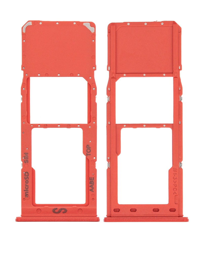Tiroir SIM compatible Samsung Galaxy A02 A022 2020 - Rouge