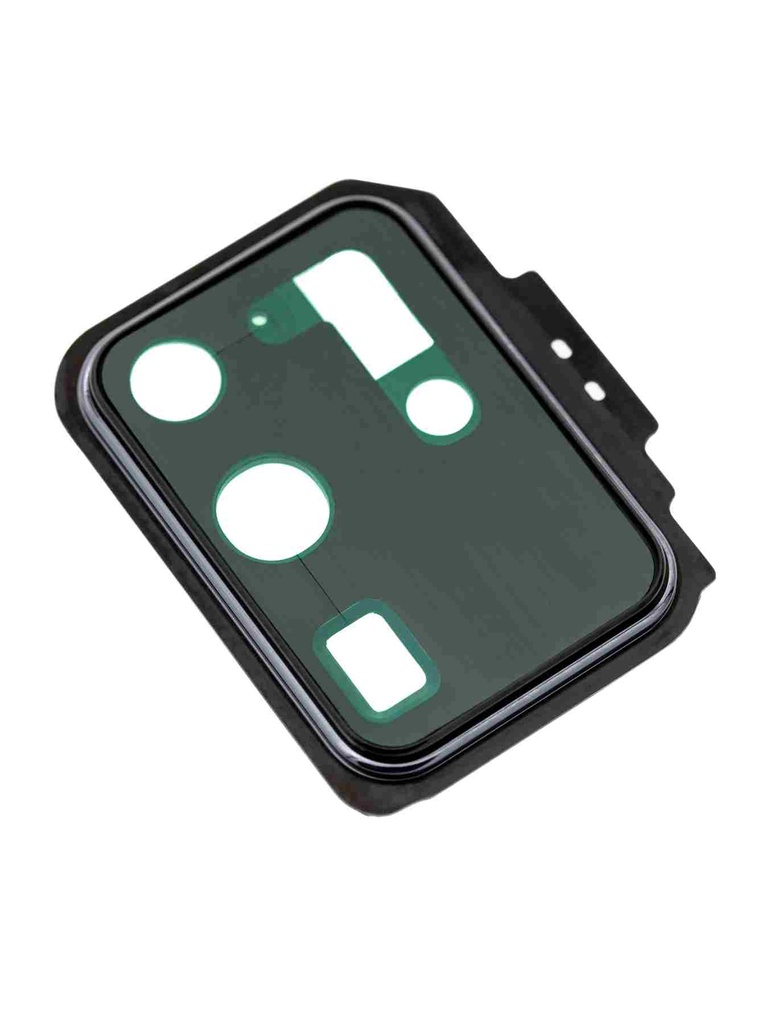 Lentille caméra arrière avec support et anneau compatible SAMSUNG S20 Ultra - Noir Cosmique