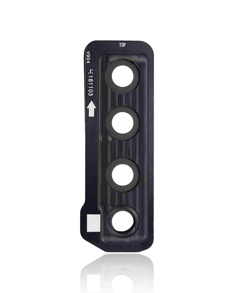 Lentille caméra arrière compatible SAMSUNG A9 - A920 2018 - Noir Caviar