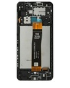 Bloc écran LCD compatible pour Samsung Galaxy A12 Nacho (A127) (avec chassis) - Reconditionné