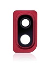 Lentille caméra arrière avec support compatible SAMSUNG A10 - A105 2019 - Rouge
