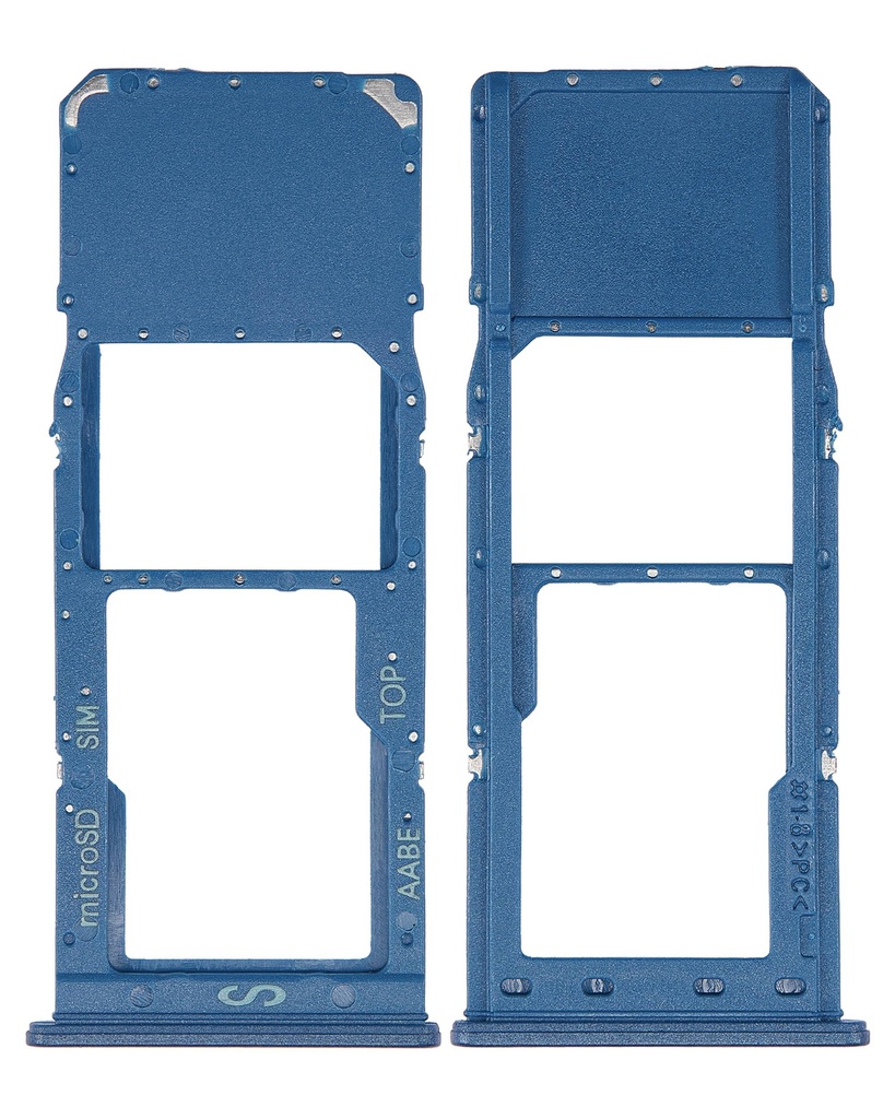 Tiroir SIM compatible Samsung Galaxy A12 A125 2020 - Bleu