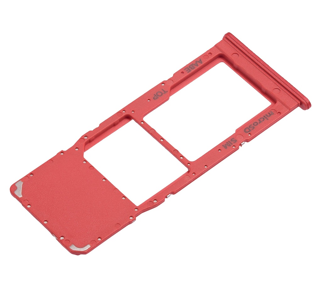 Tiroir SIM compatible Samsung Galaxy A12 A125 2020 - Rouge