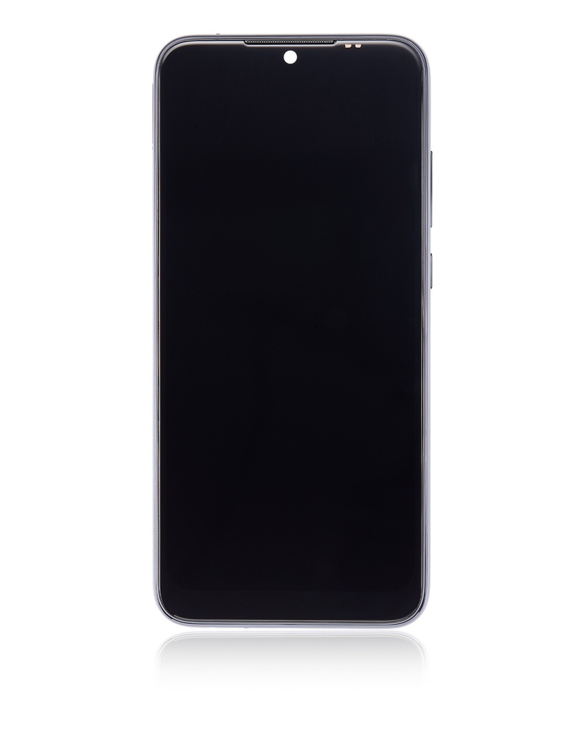 Bloc écran LCD compatible pour XIAOMI Redmi Note 8T (avec chassis) - Reconditionné - Gris Ciel