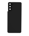 Vitre arrière avec lentille caméra compatible Samsung Galaxy S21 Plus - Sans Logo - Aftermarket Plus - Phantom Black