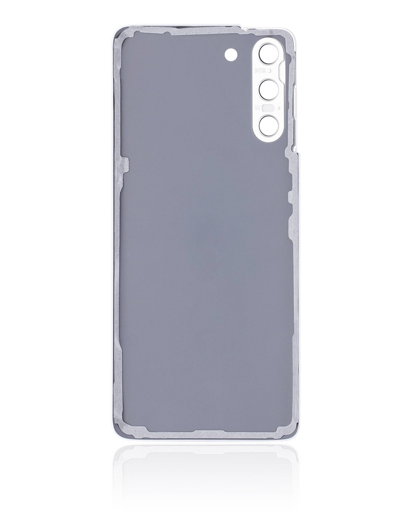 Vitre arrière avec lentille caSamsung Galaxy S21 5G - Sans Logo - Aftermarket Plus - Phantom Whiteméra compatible
