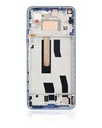 Bloc écran OLED compatible pour XIAOMI MI 11 Lite (avec chassis) - Aftermarket Plus - Bleu Bubblegum