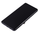 Bloc écran OLED compatible pour XIAOMI MI Note 10 / Note 10 Pro (avec chassis) - Reconditionné - Noir Minuit
