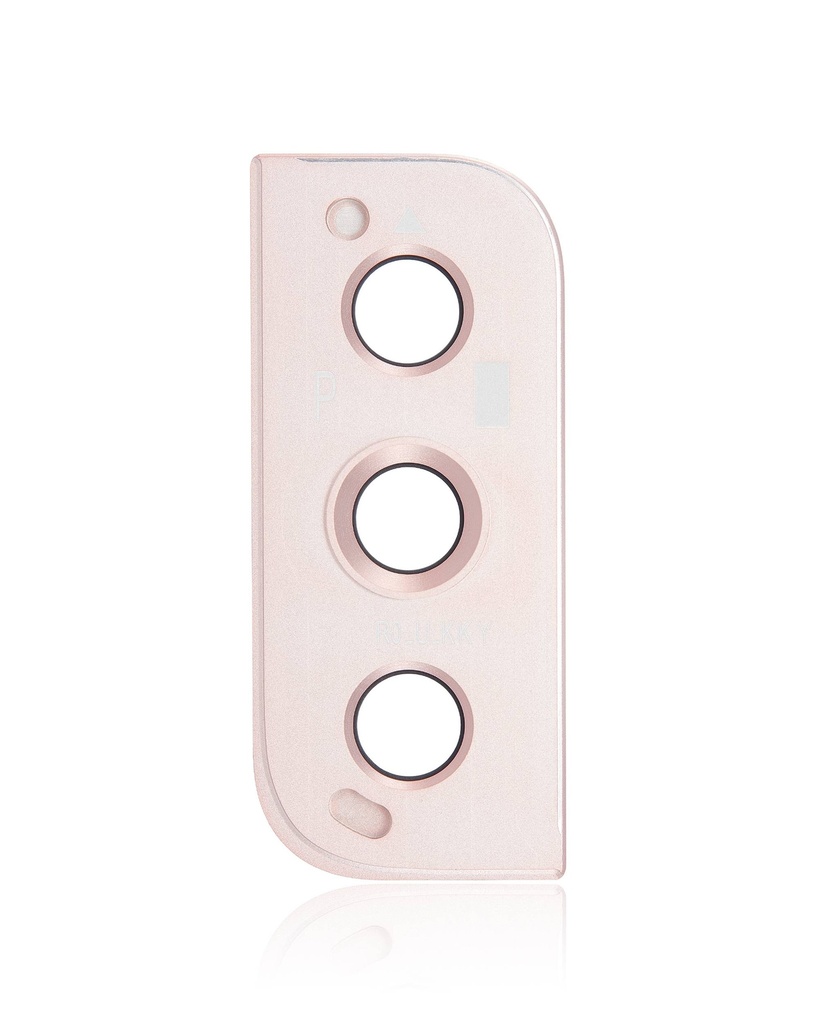 Lentille caméra arrière avec anneau compatible Samsung Galaxy S22 - S22 Plus - Pink Gold