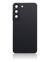 Vitre arrière avec lentille caméra compatible Samsung Galaxy S22 5G - Sans Logo - Aftermarket Plus - Phantom Black