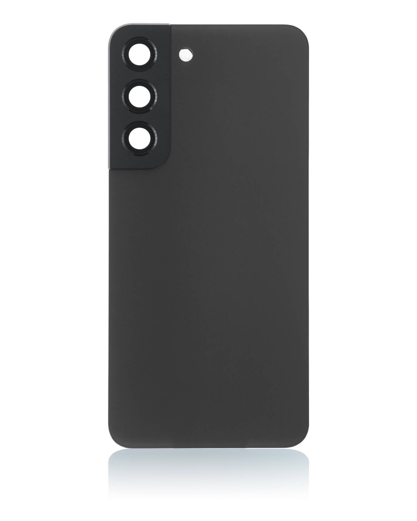 Vitre arrière avec lentille caméra compatible Samsung Galaxy S22 5G - Sans Logo - Aftermarket Plus - Graphite