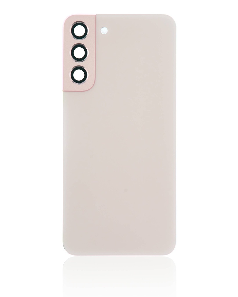 Vitre arrière avec lentille caméra compatible Samsung Galaxy S22 Plus 5G - Sans Logo - Aftermarket Plus - Pink Gold