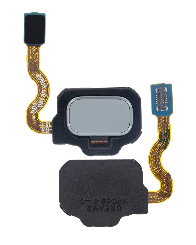 Lecteur d'empreintes digitales avec nappe compatible Samsung Galaxy S8 - S8 Plus - Argent
