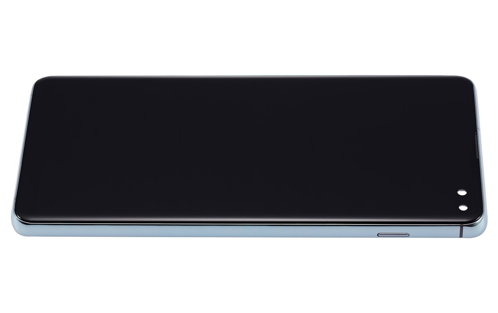 Bloc écran LCD avec châssis - sans capteur d'empreintes digitales compatible Samsung Galaxy S10 Plus - Aftermarket Plus: TFT - Prism Green