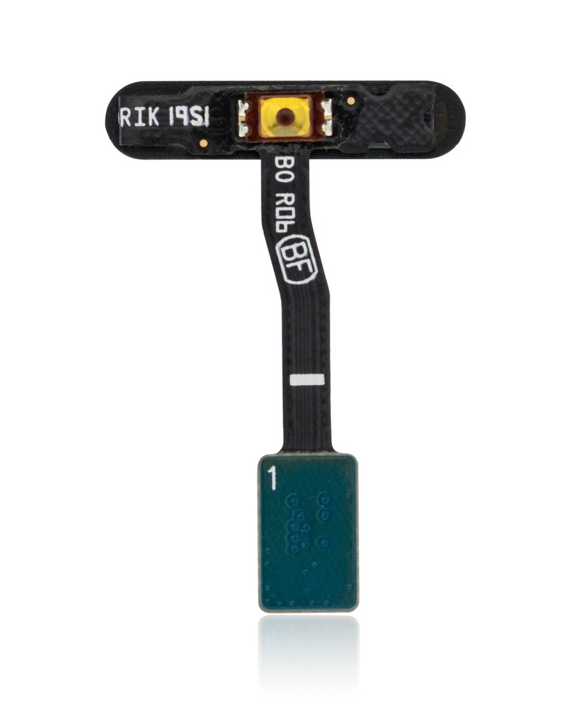 Lecteur d'empreintes digitales avec nappe bouton power compatible Samsung S10E - Prism Black
