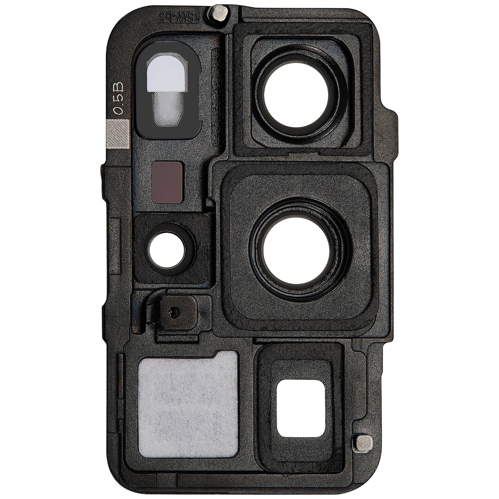 Lentille caméra arrière avec support compatible Huawei P40 Pro - Noir