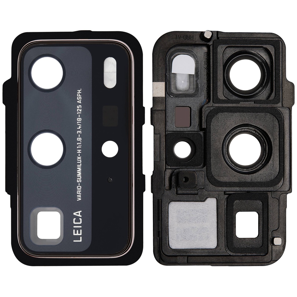 Lentille caméra arrière avec support compatible Huawei P40 Pro - Blush Gold