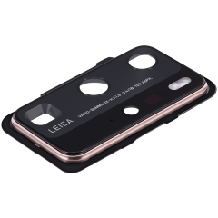 Lentille caméra arrière avec support compatible Huawei P40 Pro - Blush Gold