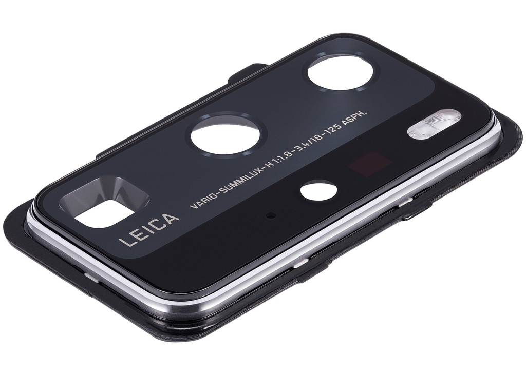 Lentille caméra arrière avec support compatible Huawei P40 Pro - Ice White
