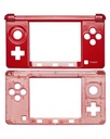 Châssis central compatible Nintendo 3DS - Rouge
