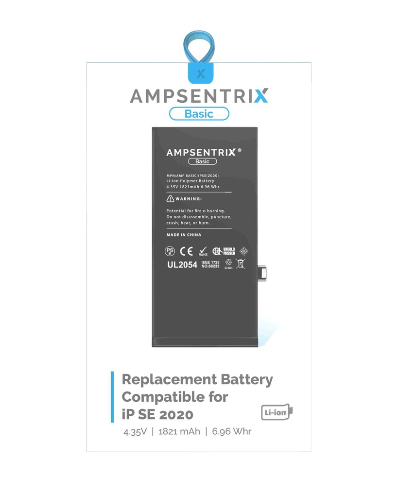 Batterie compatible iPhone SE 2020 - AmpSentrix Basic