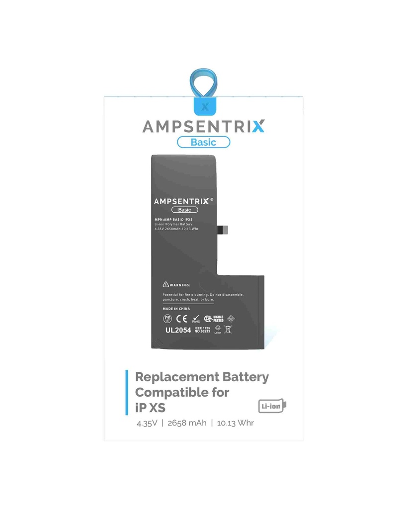 Batterie compatible iPhone XS - AmpSentrix Basic