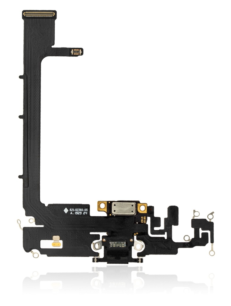 Connecteur de charge compatible pour iPhone 11 Pro Max - AM Plus - Gris Sidéral