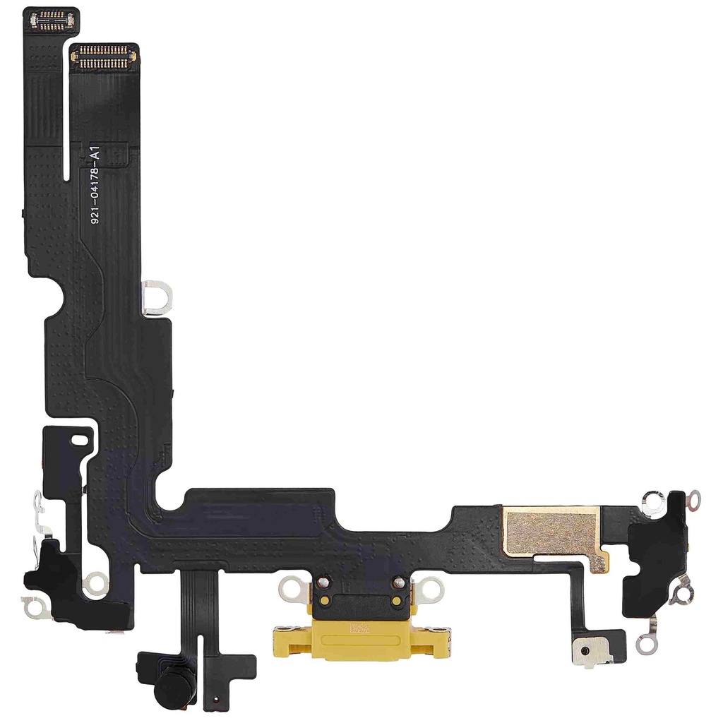Connecteur de charge avec nappe compatible iPhone 14 Plus - Aftermarket Plus - Jaune
